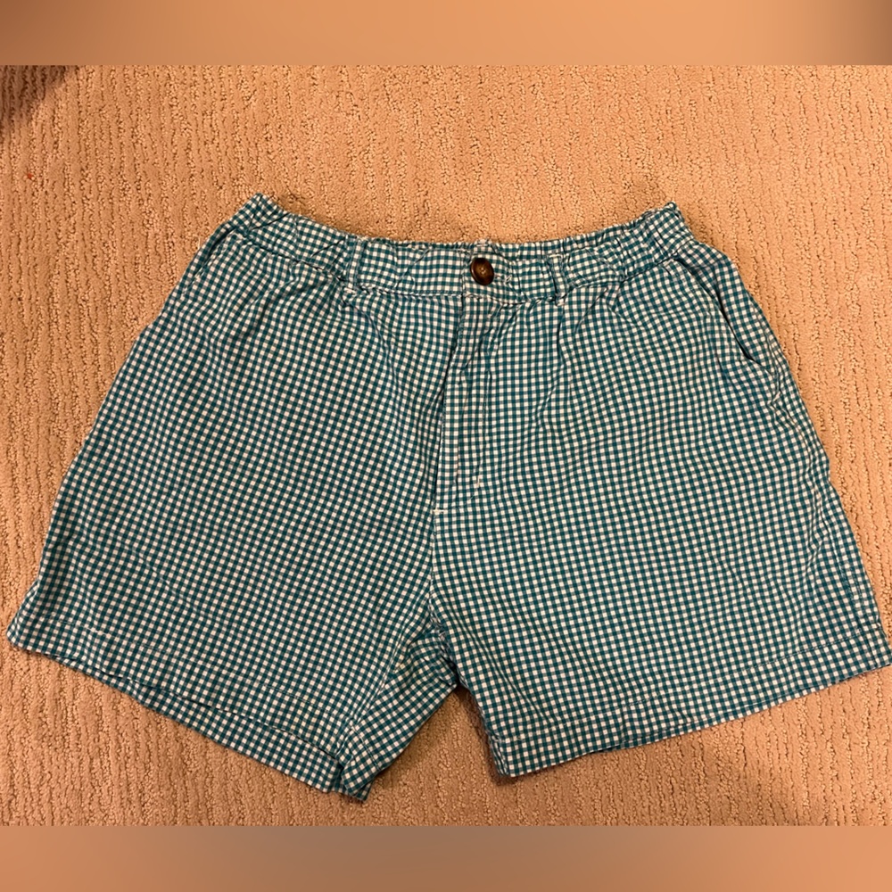 Chubbies, The Chubbies Pony Collect, gingham style, blue size large, men’s